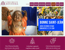 Tablet Screenshot of heureuxbouddha.com